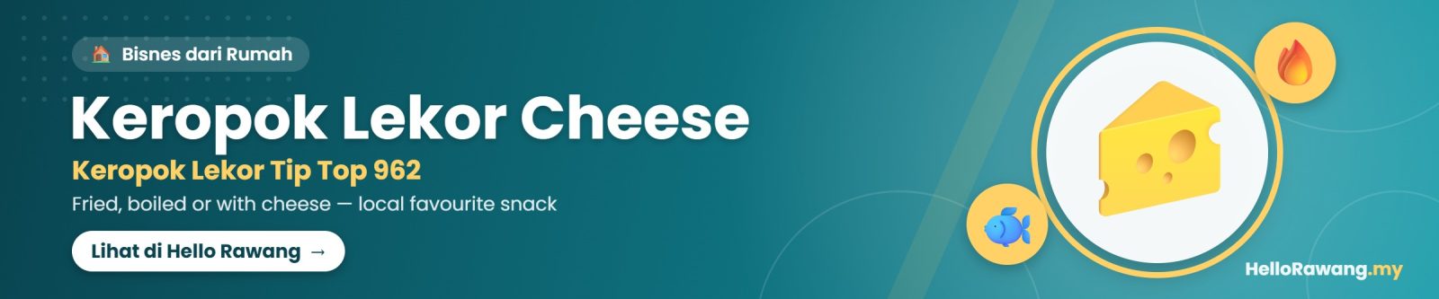 Pilihan Hello Rawang: Keropok Lekor Cheese (Keropok Lekor Tip Top 962)